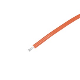 uxcell Silicone Wire 14 AWG Ultra Flexible 600V Electric Wire Strands of Tinned Copper Wire 3 ft Orange