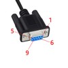 HTGuoji RS232 DB9 to RJ9 Adapter Cable, DB9pin To 4P4C