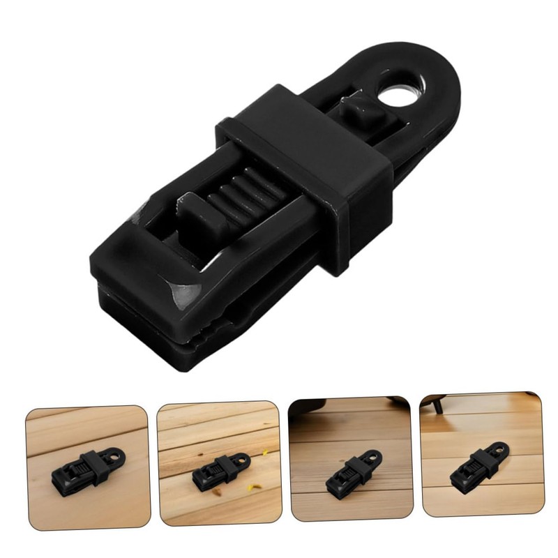 Kisangel 24pcs Heavy Duty Tarp Clips Durable Fasteners for Tent