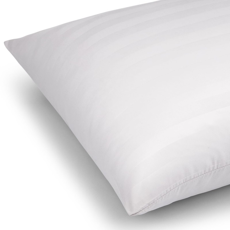 Moonlight Bedding Pillow cases 2 pack - White Stripe 50x75cm