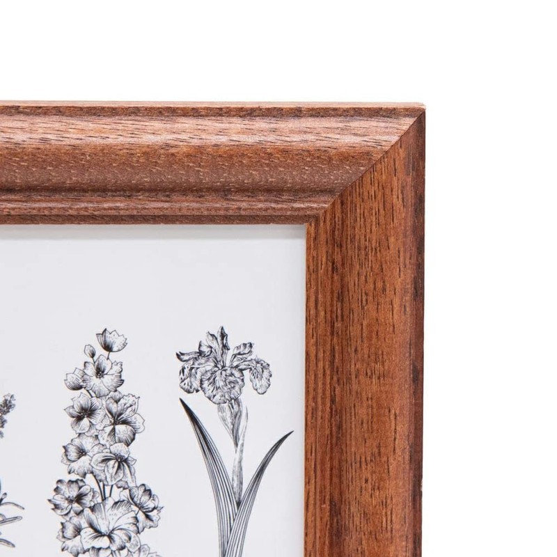 FUJICOLOR Photo Frame, Picture Frame, Wood, 4222L, Large, Brown