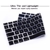 HRH Ultra Thin French Language AZERTY Silicone Keyboard Cover Skin