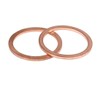 5pcs Copper Washer Flat Sealing Gasket Ring Spacer for Car