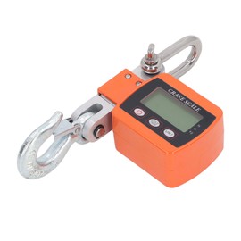 Orange Hanging Hook Scale LCD HD Digital Display High Accuracy Sensor Electronic Crane Scale 1102lb 500kg