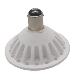 QLEE LED Ar70 Ba15d Spotlight 7w Ac Dc 12v Base 3000k Warm White Reflector Light Halogen 60w Replacement Bulb Indoor Outdoor Home Office Tracklight 38°Beam (12V 3000K,2 Pack)