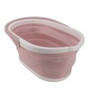 Collapsible Mop Bucket Sturdy PP Large Capacity Portable Handle Multifunction