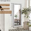 AAZZKANG Wall Mirror Full Length Rustic Wood Framed Floor Mirrors