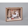 Rayher Holzbaus. 46600505 3D Unicorn Motif Frame, FSC Mix Credit,