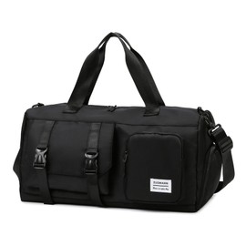 Artmitz Weekender Bag – Travel Duffel with Shoes Compartment, Overnight & Yoga Bag, Gym & Sports Carry Bag – Personal Item Carry-on for Men & Women