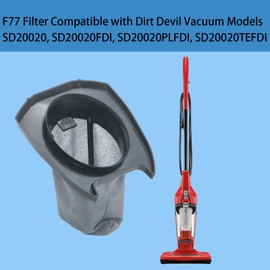 Aolleteau 2 Pack F77 Filter Compatible with Dirt Devil 3 in 1 Bagless Vacuum Stick Models SD20020, SD20020FDI, SD20020PLFDI, SD20020TEFDI, Compare to Part# 440003993, RO-440003993