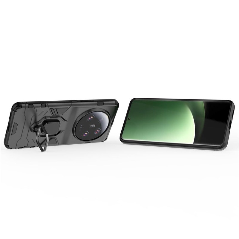 MaiJin Compatible with Xiaomi Mi 13 Ultra Case, Metal Ring