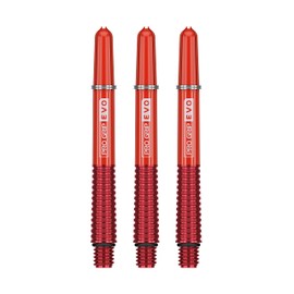 Target Darts Red Pro Grip Evo Aluminium Dart Shafts Medium