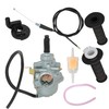 Thomletha Carburetor Handle Grip Bar and Throttle Cable Replacement for