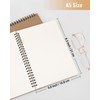 A5 Softcover Spiral Notebooks Blank Journals 2-Packs, Unlined Sketch Books