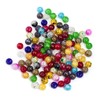 RUBYCA Assorted Mixed Round Druk Crackle Czech Crystal Glass Beads