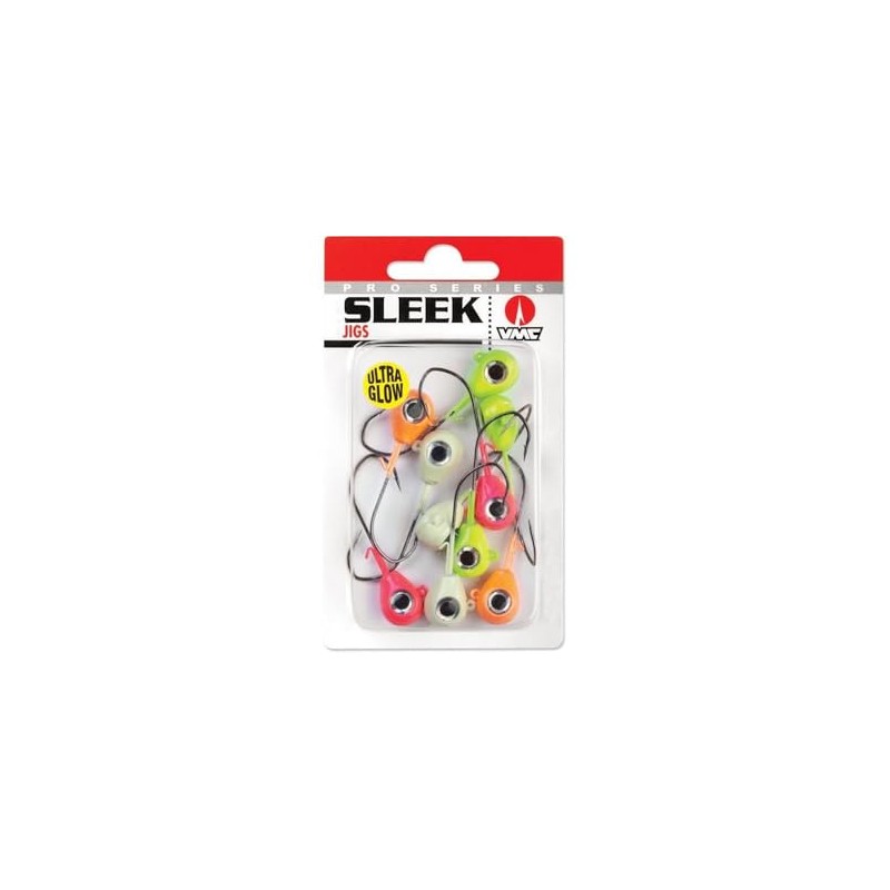 VMC Sleek Jig Glow Kit 1/2 Assorted