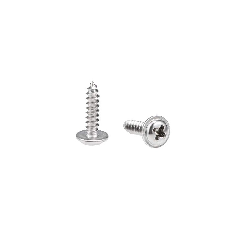 sourcing map Self-Tapping Screws Phillips Head 304 Stainless Steel Connection