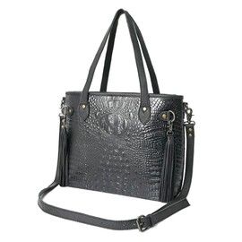 American Darling Tote Crocodile Embossed Genuine Leather Western Women Bag Handbag Purse | Western Tote Bag | Travel Tote Bags | College Tote Bag | Casual Tote Bag | Tote Bag for Women
