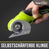 SnapFresh Cardboard Cutter 4 V Electric Scissors Wireless Rotary Cutter