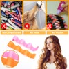 URAQT Hair Rollers No Heat, 24pcs Hair Curlers Styling Kit