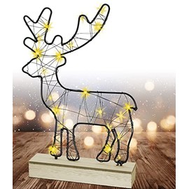 My Home LED Reindeer with 20 LEDs and Stand