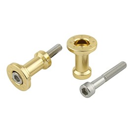 POSH 004136-12 Motorcycle Supplies Aluminum Touring Hanging Hook M6 Long Champagne Gold