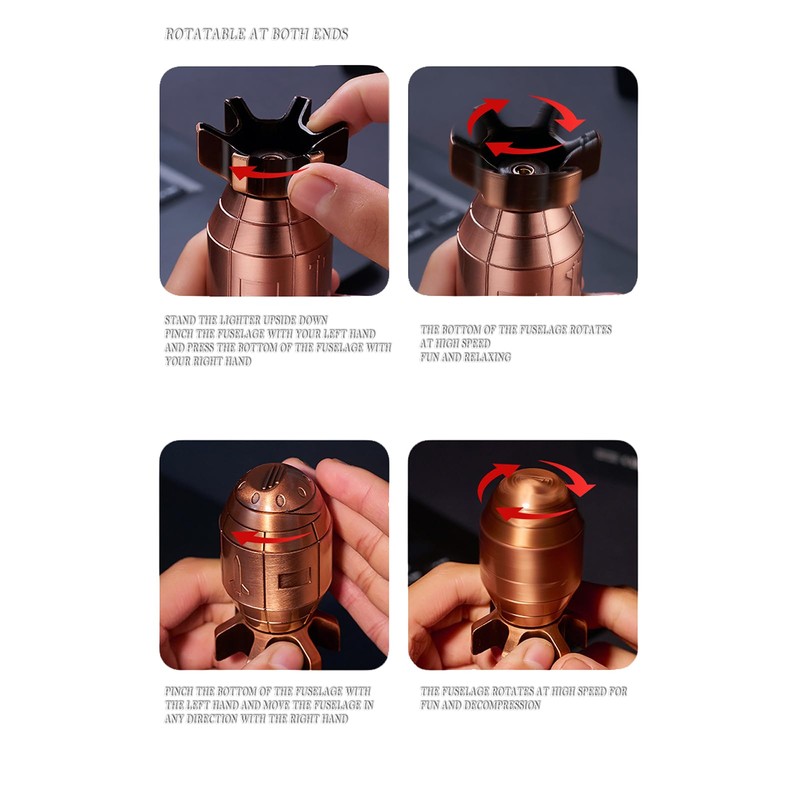 REDBMX Butane Torch Lighter,Jet Flame Lighter,Refillable Butane Lighter Windproof Lighter,Funny