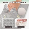 Eoieov Memory Foam Cylinder Neck Pillow Plush Removable Cover Cervical