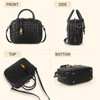 Women's Handmade Woven Top-handle Bag Fashion Leather Shoulder Handbag Crossbody