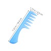SAFIGLE 2pcs Retro Wide Tooth Styling Combs for Men Essential