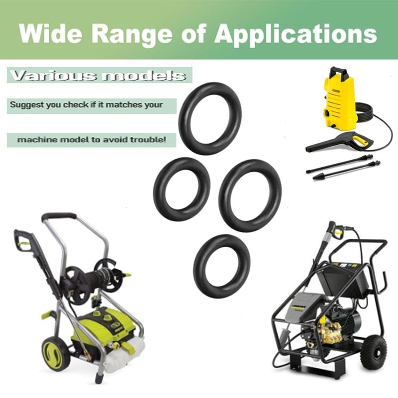 Qiukouli (3 Set SPX3000-ORING SPX3000 Pressure Washer Replacement O-Rings Compatible