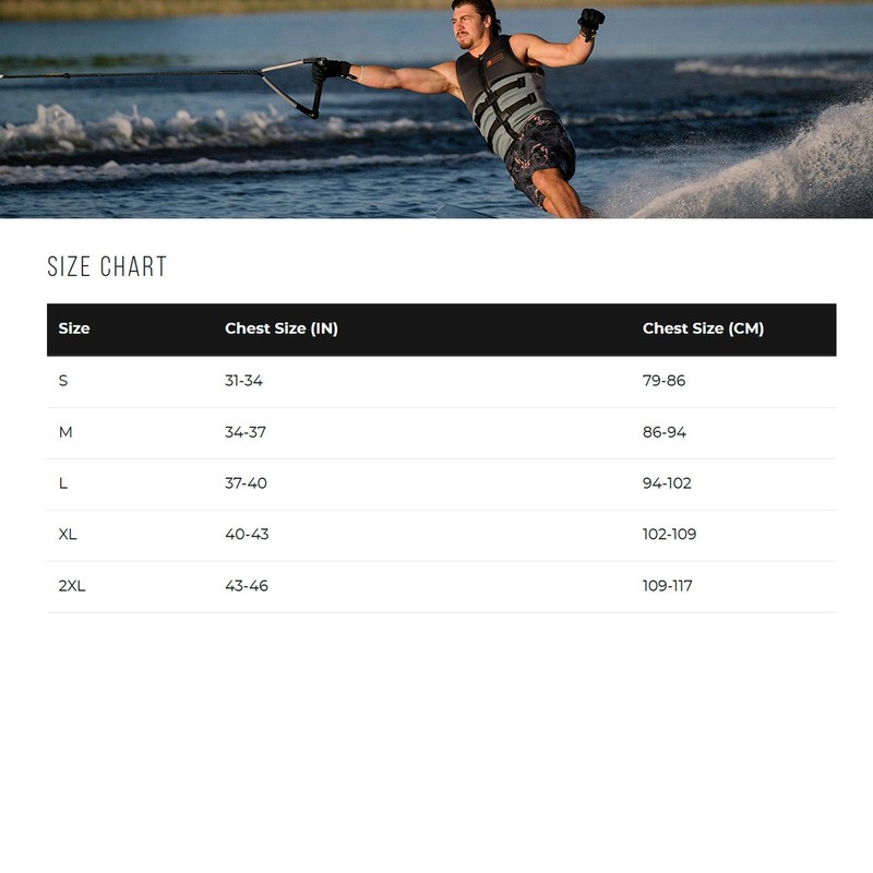 Radar Men's Surface CGA Life Vest | 2-Way Stretch Neoprene