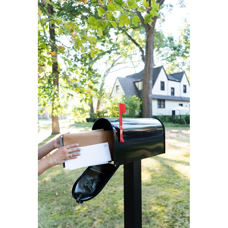 Architectural Mailboxes Brighton Aluminum Mailbox Post, Compatibility Code A, B,