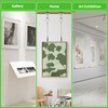 8PCS Adjustable Picture Hanging Wire Kit(6.56FT, 3 Hooks) Picture Rail