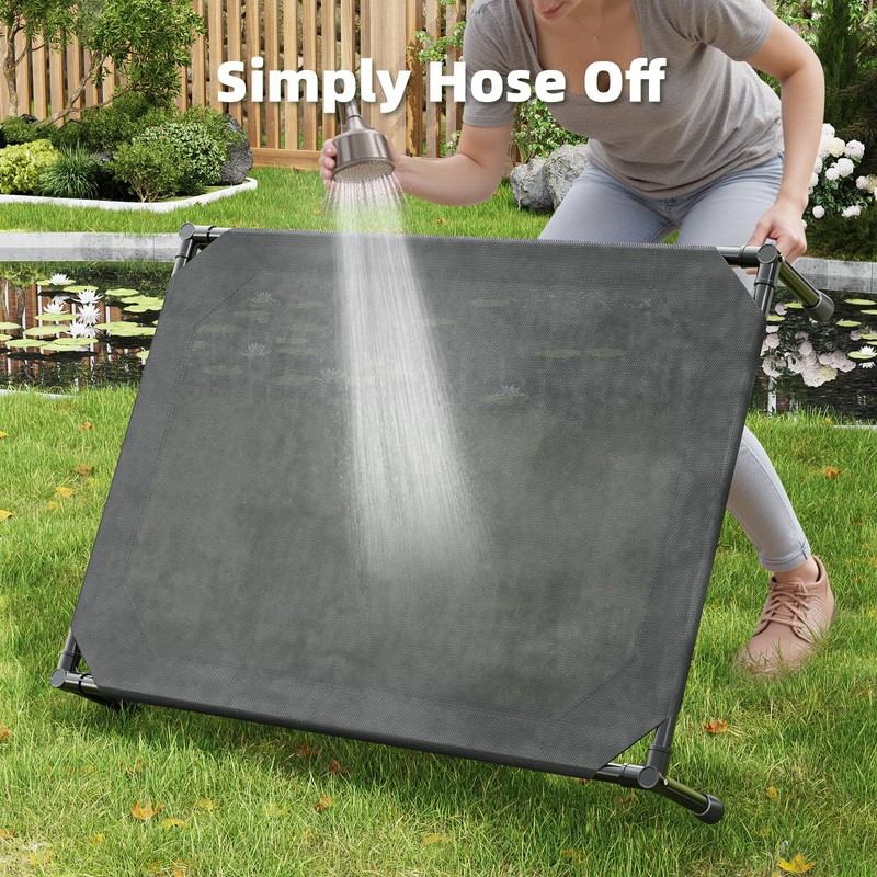 Simple Trending Elevated Dog Bed for Large Dogs, Waterproof Raised