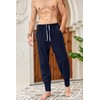 Mens Linen Harem Pants Lightweight Drawstring Elastic Waist Baggy Joggers