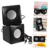 Mipcase 1Pair Mini Wired USB Computer Speaker Compact Desktop Speaker