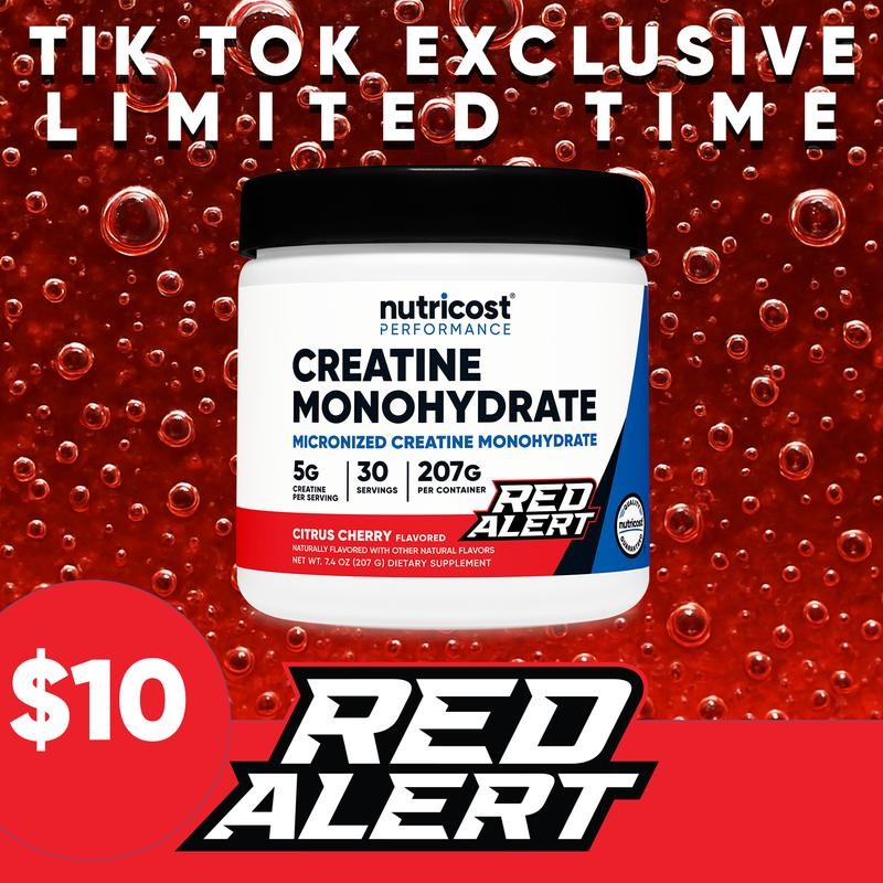 Nutricost Micronized Creatine Monohydrate Powder:_Watermelon_500 GMS