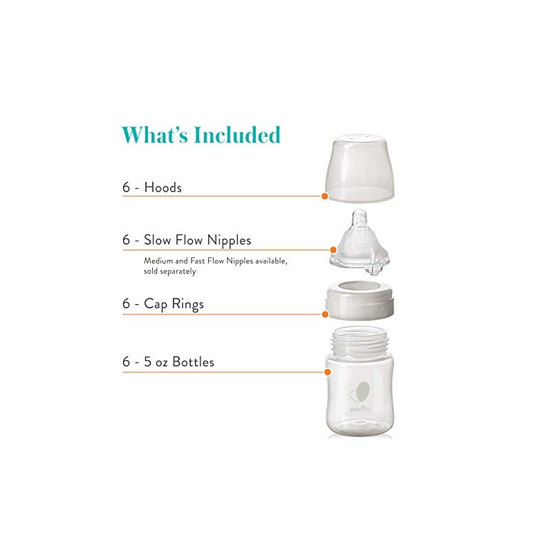 Evenflo Feeding 6 Piece Balance, 5 Ounce
