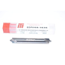 .125" 1/8" Radius 2 Flute Double END Carbide Corner Rounding END Mill