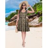 MONNURO Women's Sundresses Plus Size Button Down Summer Dresses Casual