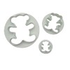 Teddy Bear Fondant Cutter Set - 3 Sizes - Sugarcraft