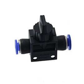 Shut Off Valve Vogueing Tool Pneumatic Union Tube Pneumatic Air Quick Fittings for Air, Water, Vacuum (8MM, 1Pcs)