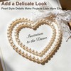 1 Roll 16.4Ft Faux Pearl Beads Garland, Pearl String with