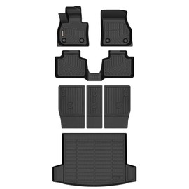 Binmotor-Floor Mats Cargo Liner Full Set for 2025 Mini Countryman(NOT 2025 SE/2025 Electric Countryman),Waterproof TPE Rubber Liners for Mini Countryman Trunk Liner Accessories Mats