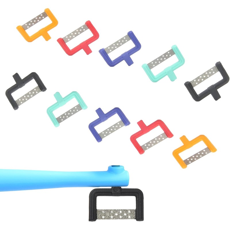 Kit de reducción de esmalte interproximal dental, juego de tiras