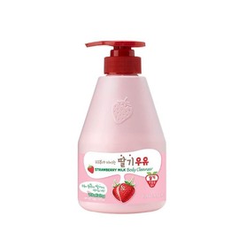 KWAILNARA Milk Body Cleanser 560g -Strawberry Milk (Pack of 2)