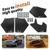 Aspaton Front Splash Guards Fender Liner Shields w/Clips Compatible with