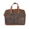 ELIZO Leather Briefcase 16 Inch Laptop Messenger Bag, Travel Computer