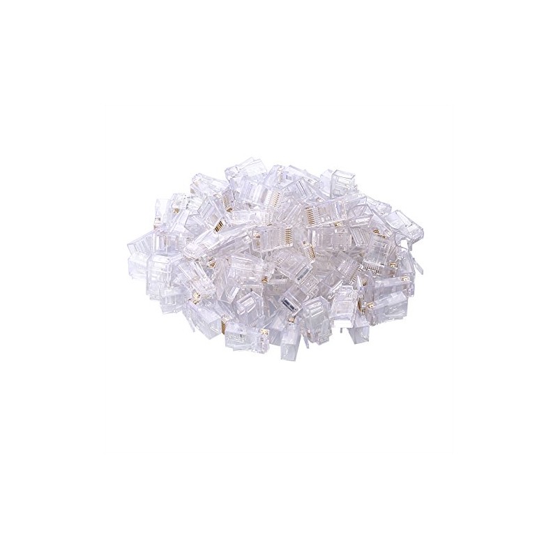 IMB® 100 x RJ45 Ends Crimps Cat5E Connectors Plugs LAN